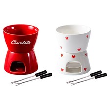 Chocolat Pot Fondue Porcelaine