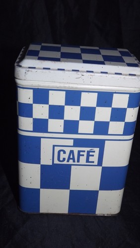 Belle boite cafe en tôle - a,