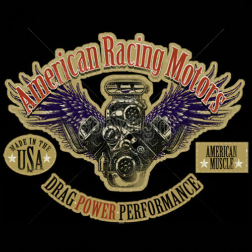 Shirt american racing motors - t-shirt,