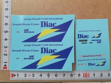 DECALS 1/43 RENAULT MASTER ASSISTANCE " DIAC RALLY TEAM " -  MC43018 UV