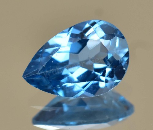 Naturel bleu zircon ct - 5.10,