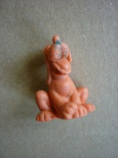 Figurine gomme ESSO Walt DISNEY - PLUTO / version ORANGE