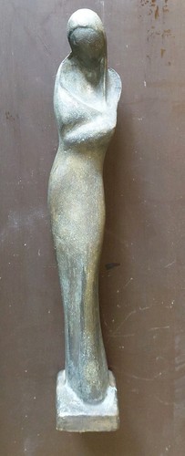 Sculpture bronze madonna - sculpture, en