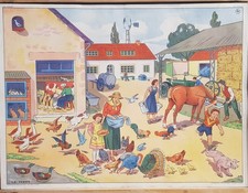 Ancienne Affiche D'école