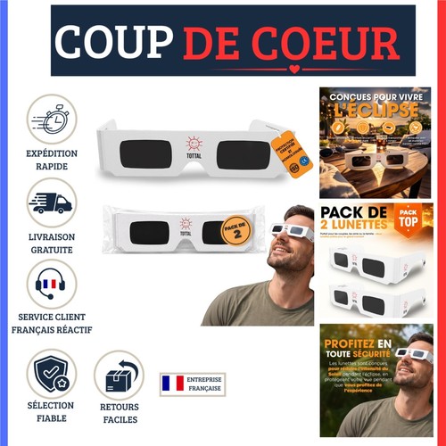 Lunettes éclipse solaire