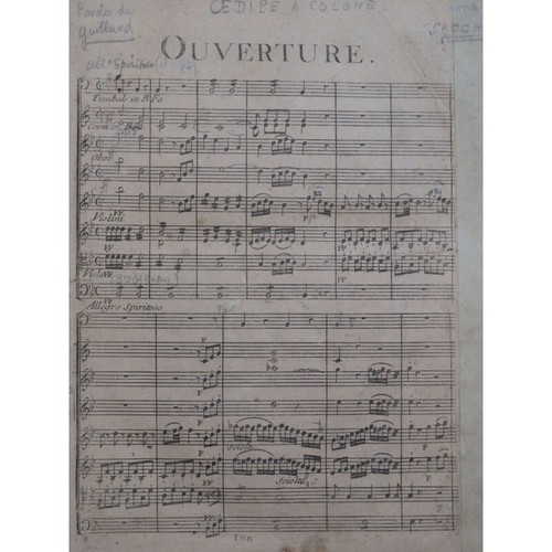 Sacchini antonio oedipe - sacchini,