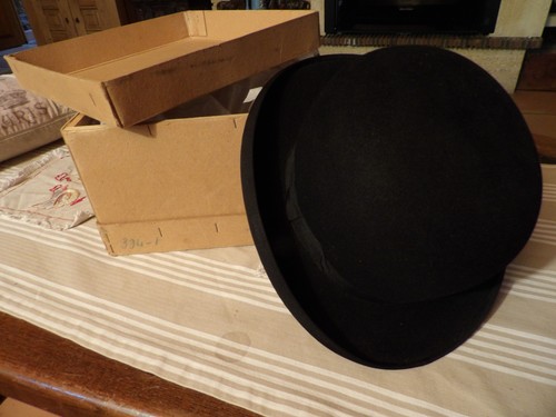 Ancien chapeau melon,feutre