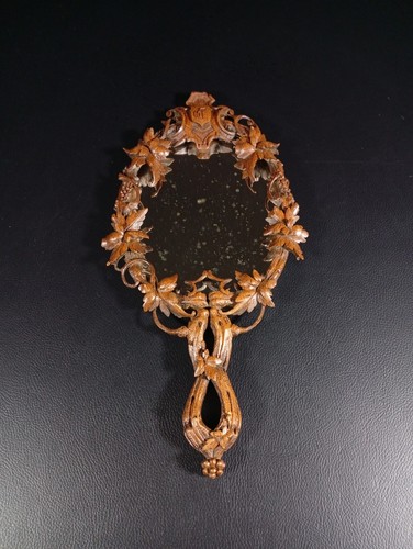 Rare miroir main - main, ancien