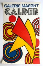 Alexander CALDER, Galerie Maeght, 1973. Affiche originale en lithographie