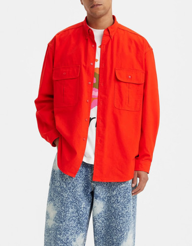 Levi men red long sleeve - long,