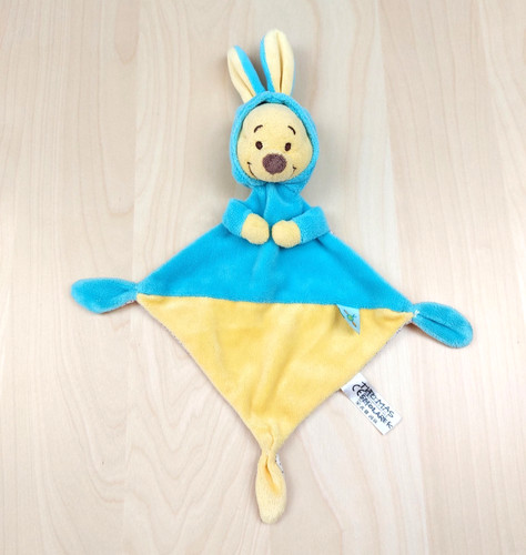 Doudou plat winnie ourson - plat, l'ourson