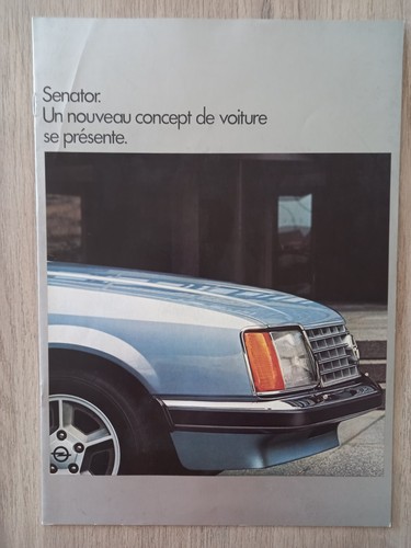 Opel senator catalogue pages - opel,