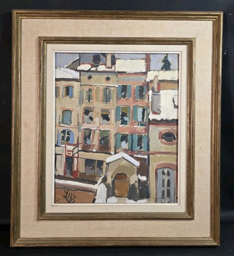 Tableau huile ville - , toulouse