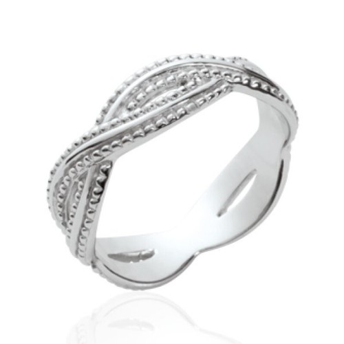 Alliance entrelacée femme - ,