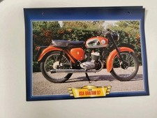 CARTE FICHE MOTOS PASSION 1966 BSA BANTAM D7 Édition Atlas 