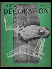 ART ET DECORATION n°9 1948 CHARLOTTE PERRIAND, JEAN Prouvé, JEAN ROYERE, SOGNOT