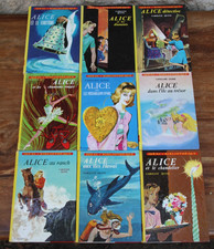 ALICE - LOT DE 9 LIVRES -