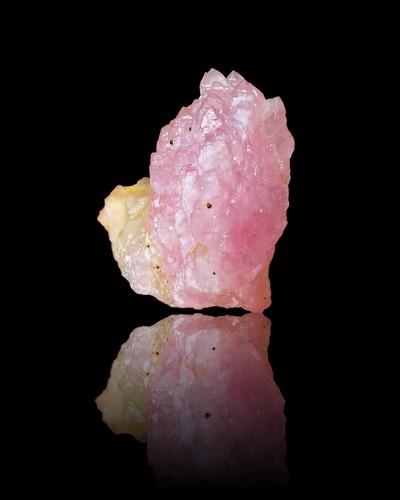 Quartz rose cristallisé - quartz, et