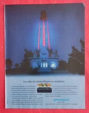 Publicité de presse: Téléviseur Appareil Laserdisc  CLD 2600 de PIONEER   1991