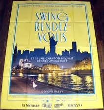 SWiNG RENDEZ VOUS old jazz Paris New york Statue of liberty LARGE french POSTER