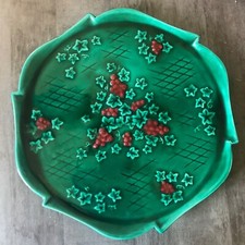 Plat à tarte - Vallauris - Signé CV - Diamètre 45 cm