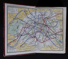 Plan Paris LECONTE 1968 métro
