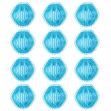 Boule Anti Poils Machine à Laver, 12 Pièces Nylon Boule de Lavage Réutilisabl...