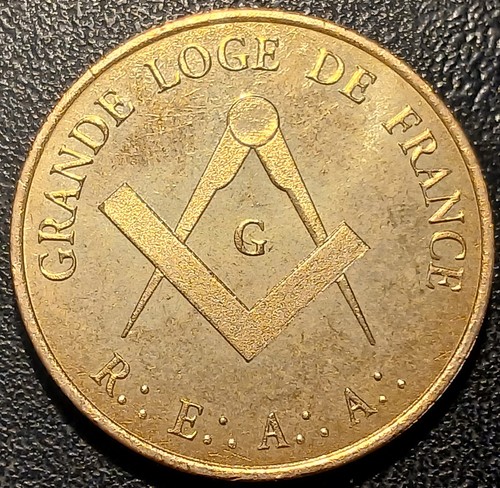 Franc maçonnerie jeton - -,