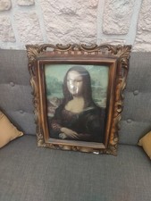 ancien tableau sous verre