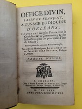 1775 Office Divin Latin Et