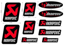 FE STICKERS AKRAPOVIC DUCATI