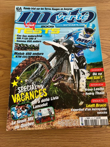 Moto verte 413 - verte, revue