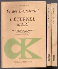 LOT 3 LIVRES LITTERATURE SLAVE RUSSIE DOSTOIEVSKI + NICOLAS LESKOV + V. IVANOV