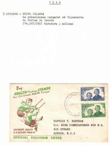 S56372 new zealand 1944 - s56372, fdc