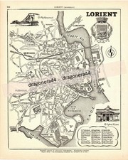LORIENT - Plan de Ville Ancien