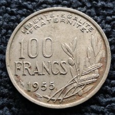 France – 1955 – 100 francs Cochet (N1327) TB