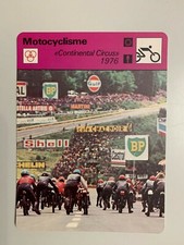 CARTE MOTOCYCLISME ED. RENCONTRE 1979 / CONTINENTAL CIRCUS 1976