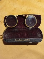 Superb antique lorgnette in solid gold (tested 12–14 carats), dating from the 