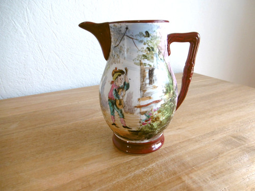 Pichet porcelaine opaque gien - pichet,
