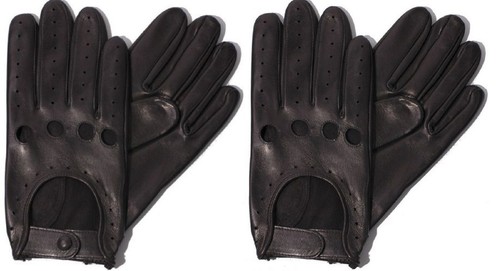 Cuir gants conduite souple - cuir,