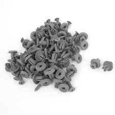 100 pcs Rivet plastique gris