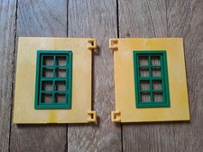 Playmobil 3425 3461 mur jaune Saloon Miner Hôtel Western Cowboy X2