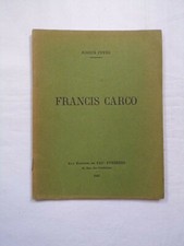 Francis Carco / Joseph Peyré / Éditions de Pau - Pyrénées / 1923