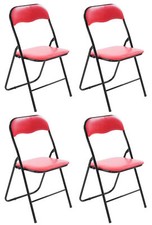 4 x Chaise de Cuisine Pliable