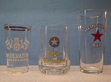 Lot verres biere - biere, heineken