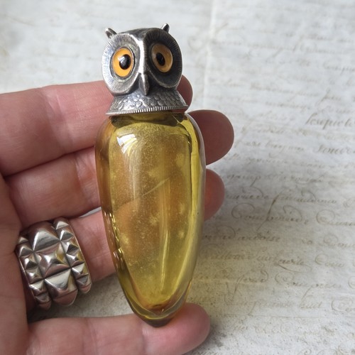 Rare flacon hibou parfum - flacon,
