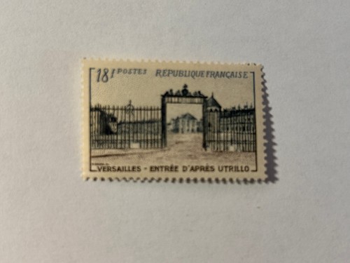 France timbre 1954 versailles - france,