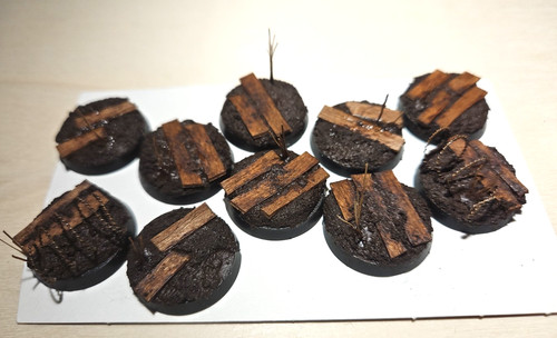 10x 25mm muddy trench - 10x,