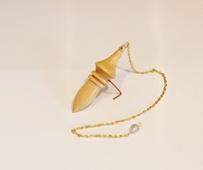 °  PENDULE EGYPTIEN DU NIL EN BUIS  THOT RADIESTHESIE ESOTERISME GEOBIOLOGIE