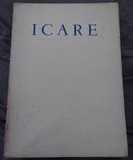 Icare - Lauro De Bosis - 1933 - n° sur vélin